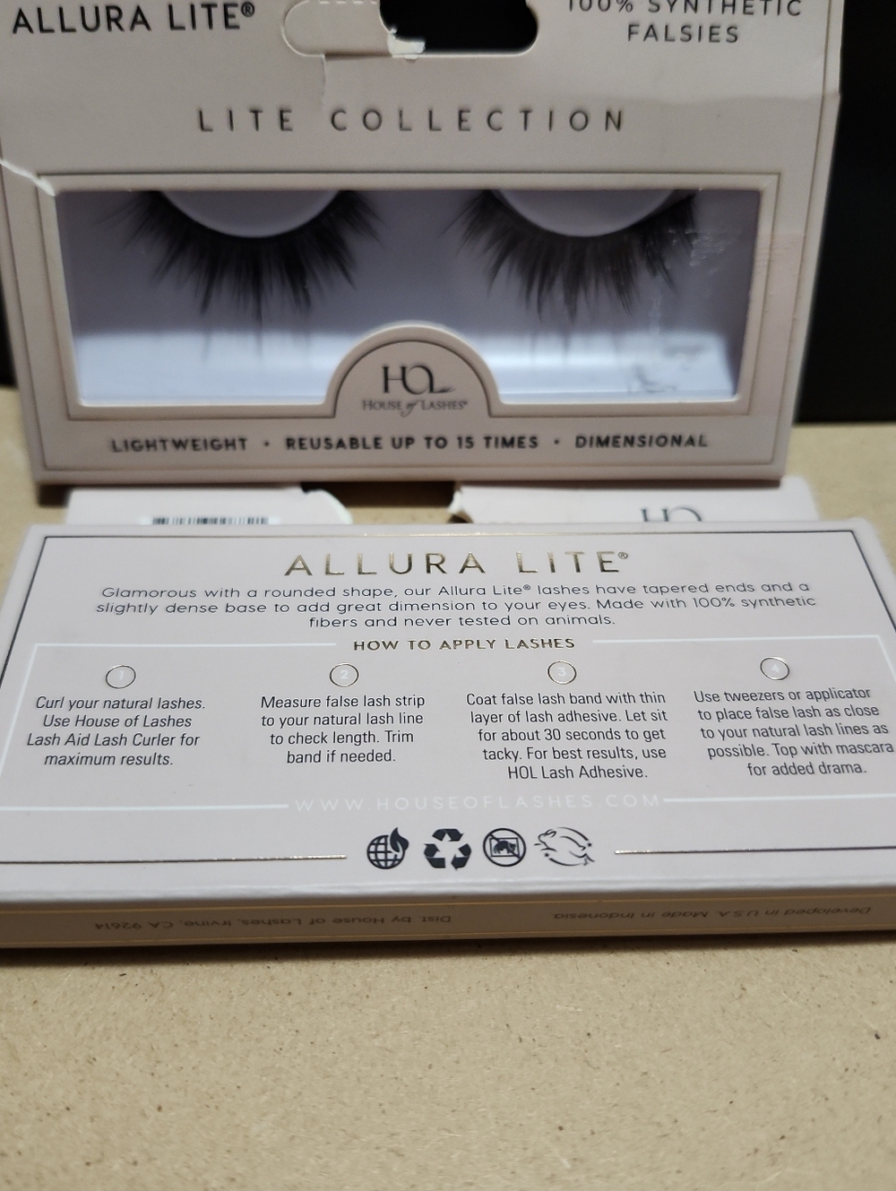 House of Lashes Allura Lite – Lightweight False Lashes (2 Pairs)
